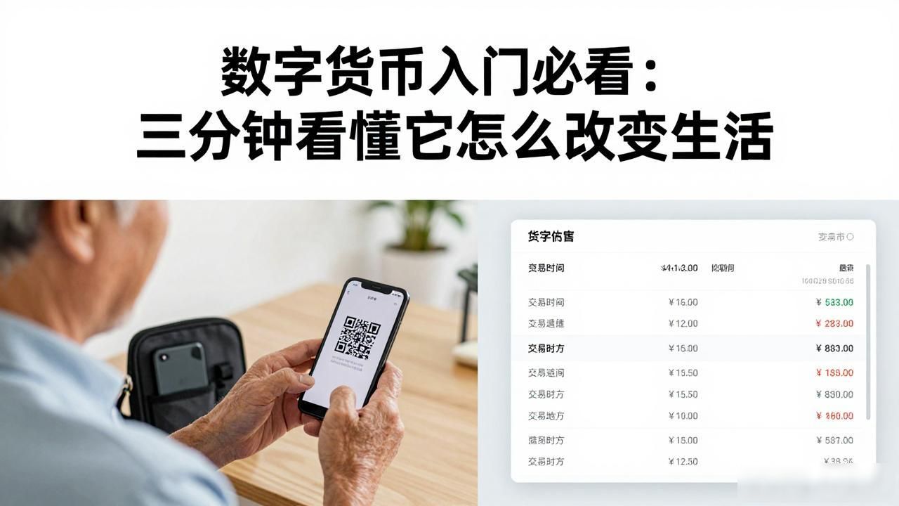 数字货币入门必看:三分钟看懂它怎么改变生活