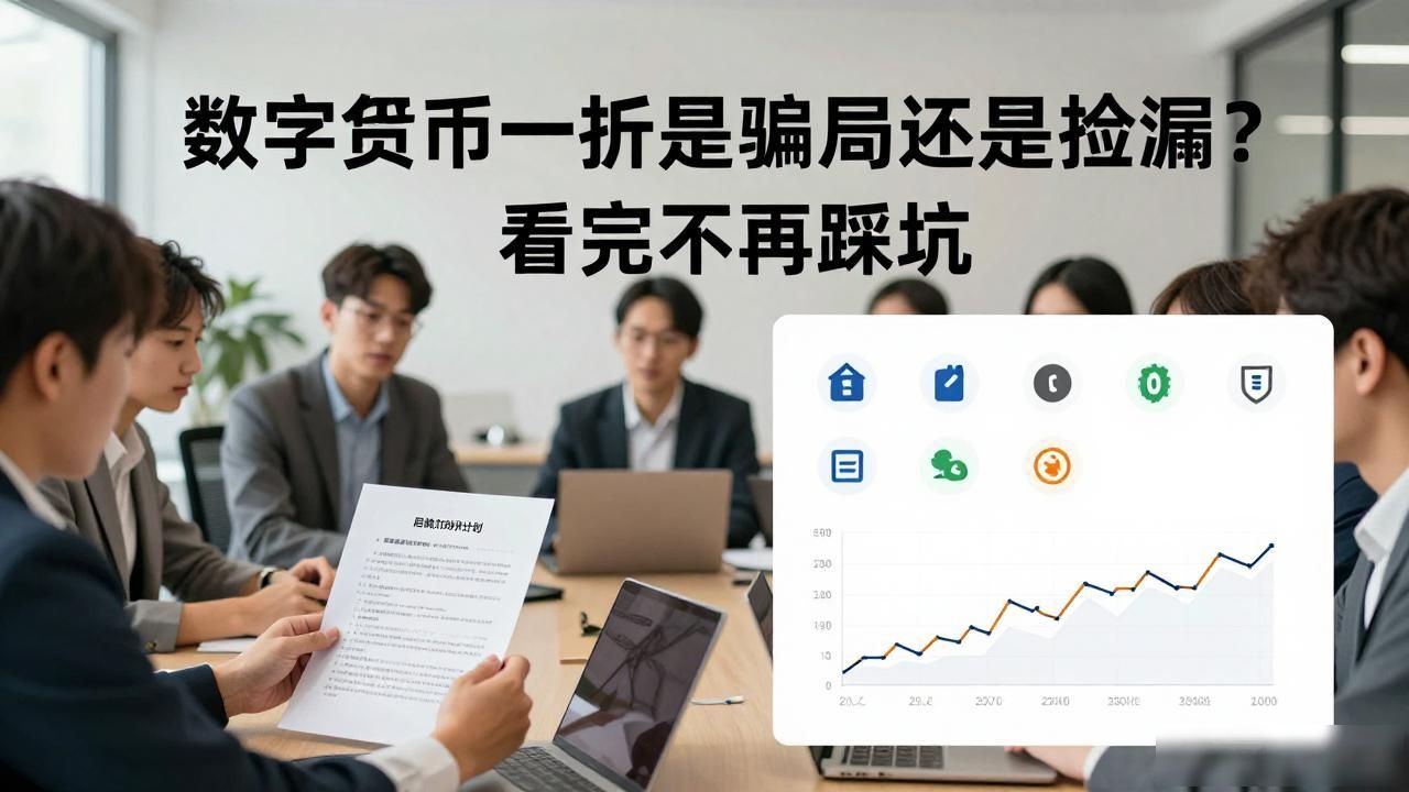 数字货币一折是骗局还是捡漏?看完不再踩坑