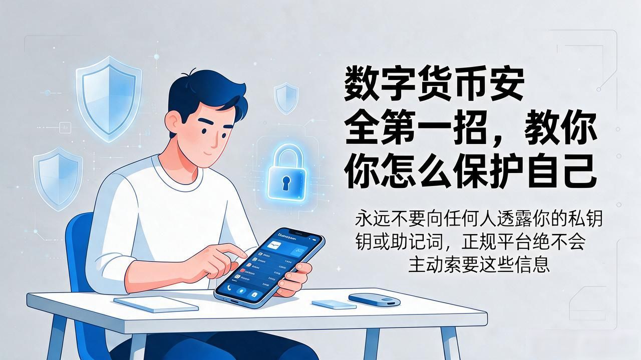 数字货币安全第一招,教你怎么保护自己