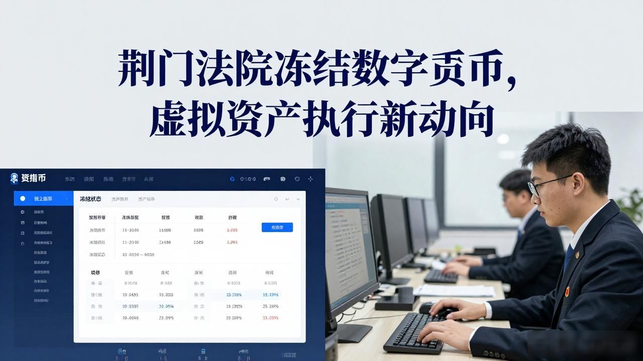 荆门法院冻结数字货币,虚拟资产执行新动向
