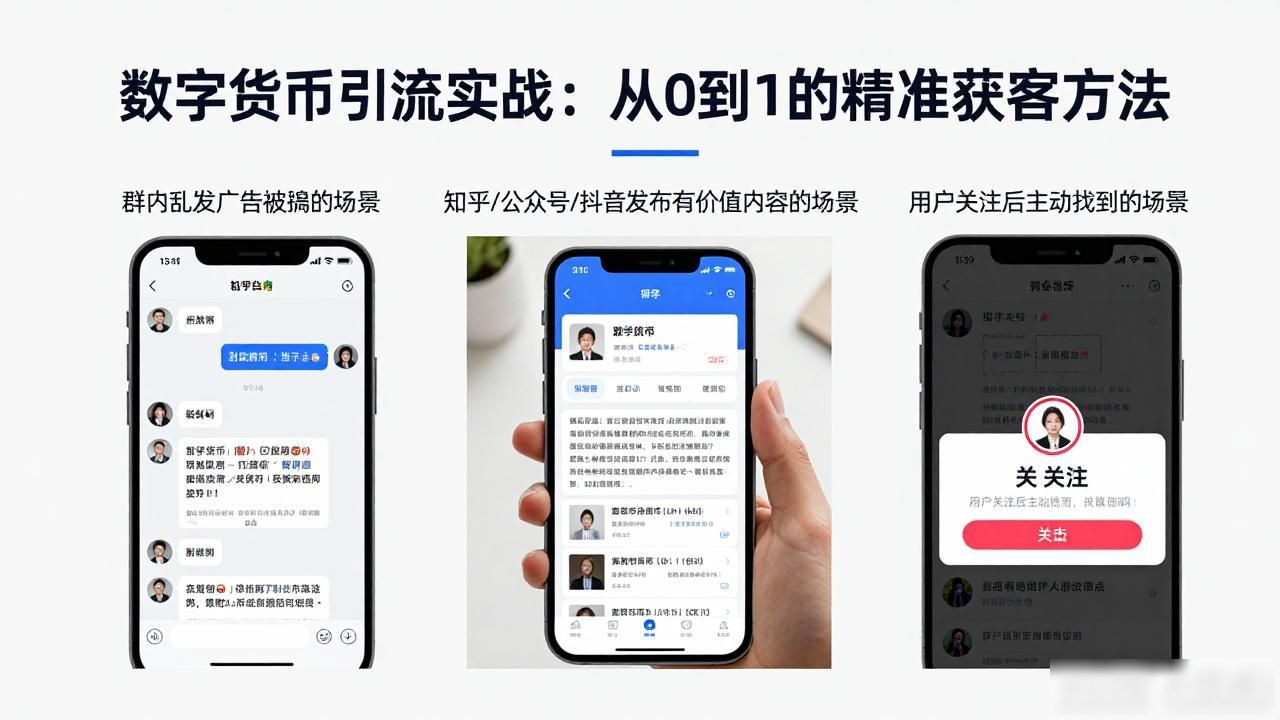 数字货币引流实战:从0到1的精准获客方法