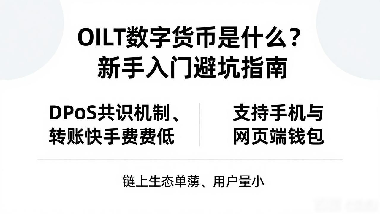 OILT数字货币是什么?新手入门避坑指南