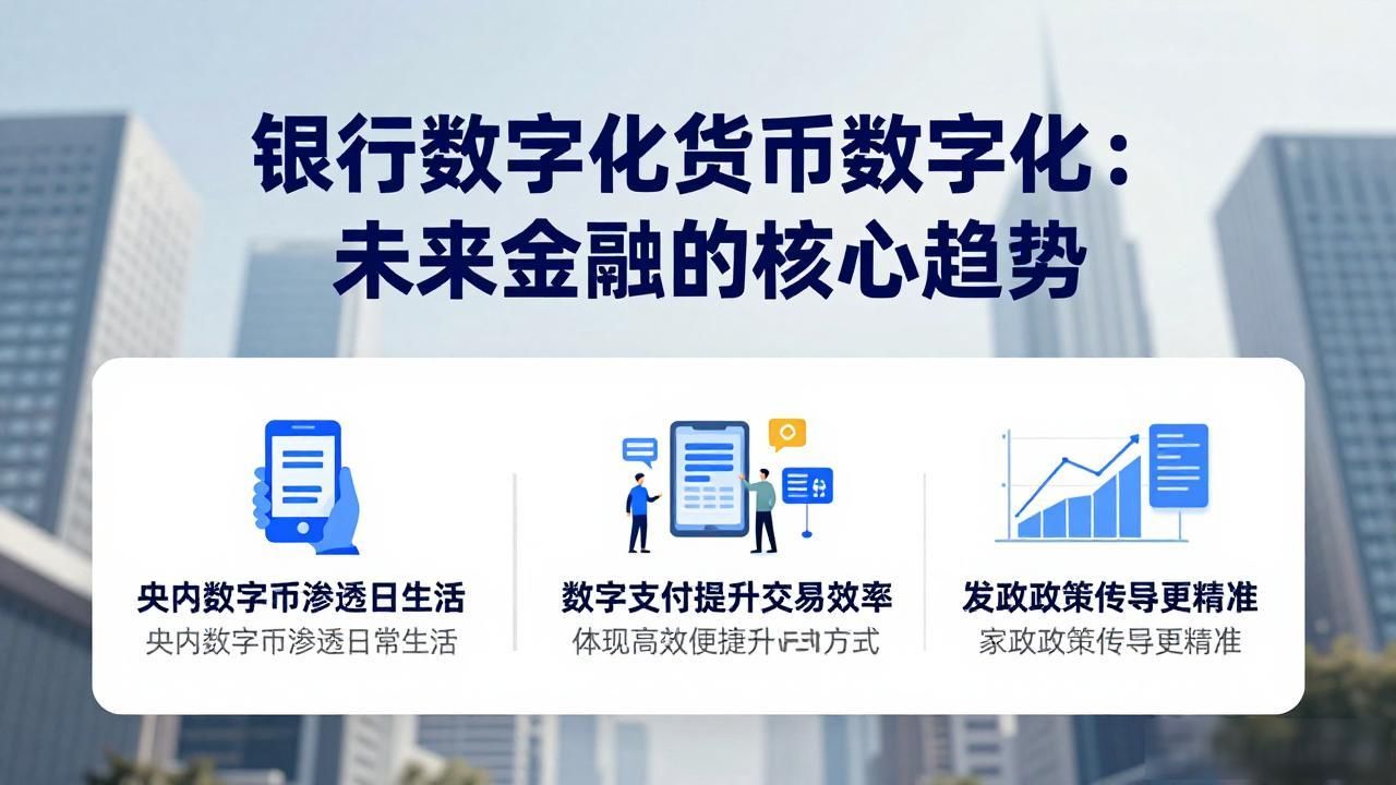 银行数字化货币数字化:未来金融的核心趋势