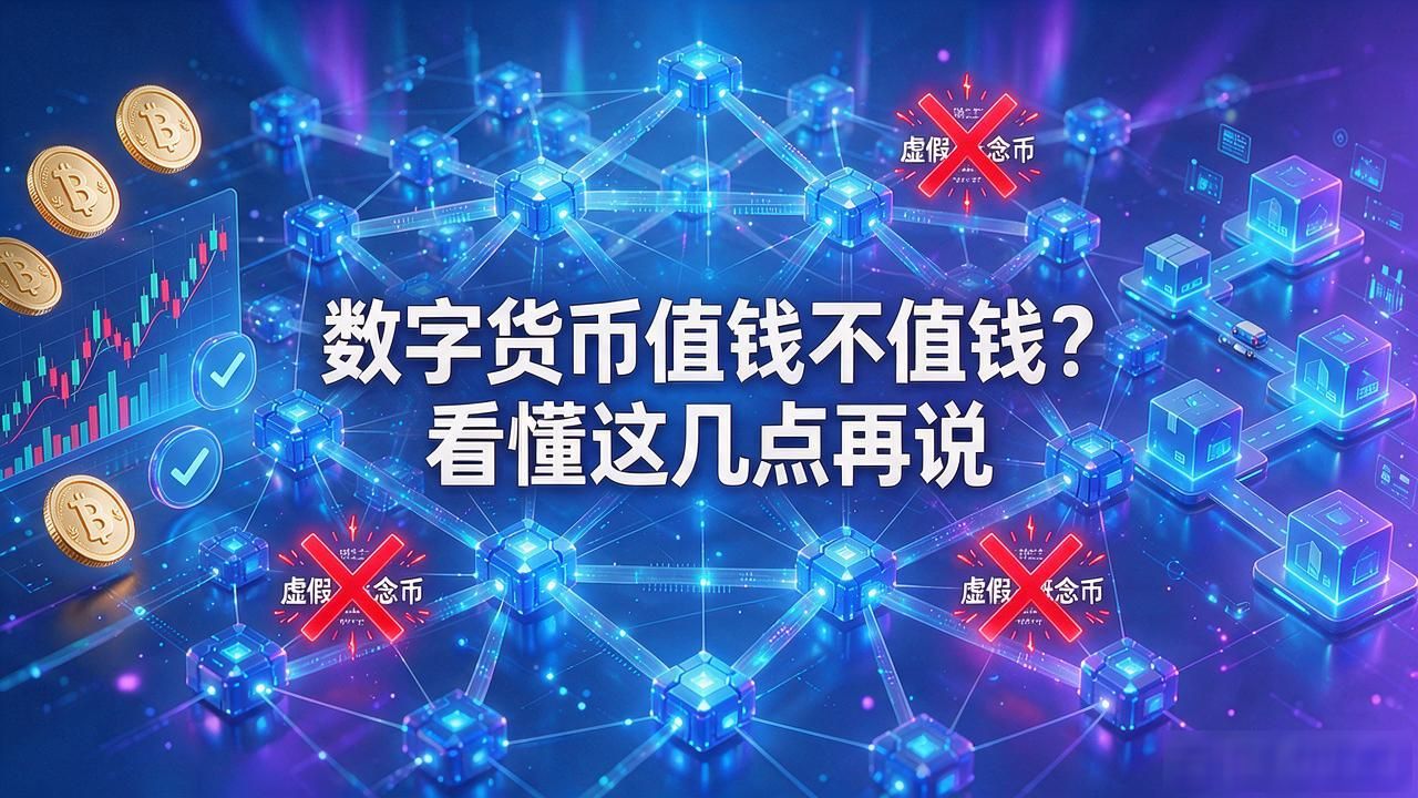数字货币值钱不值钱?看懂这几点再说