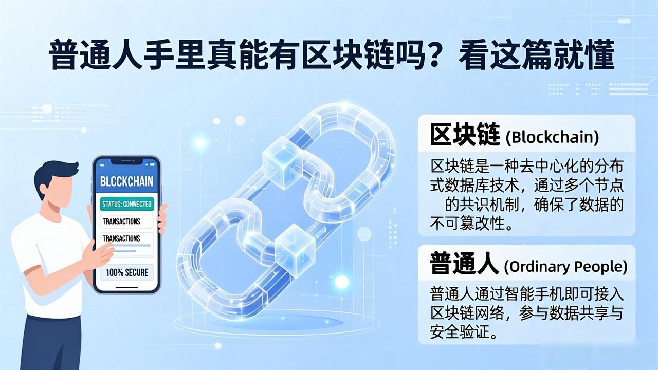 普通人手里真能有区块链吗?看这篇就懂