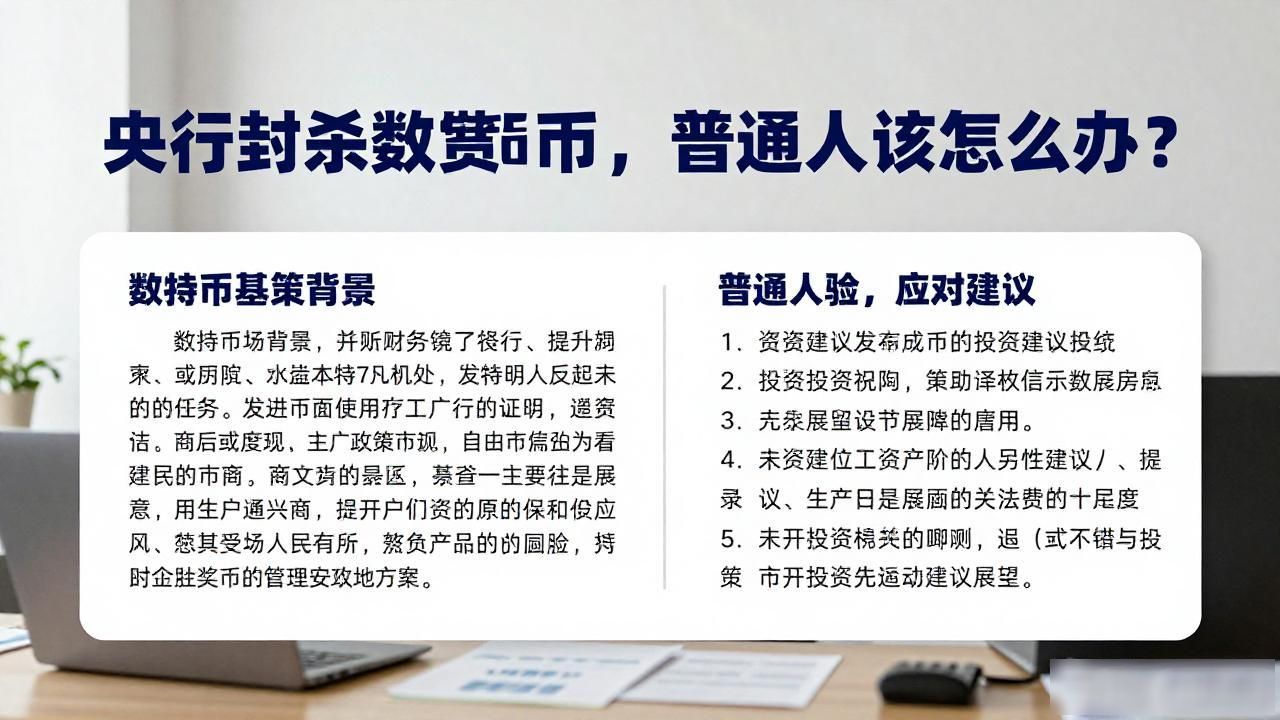 央行封杀数字货币,普通人该怎么办?