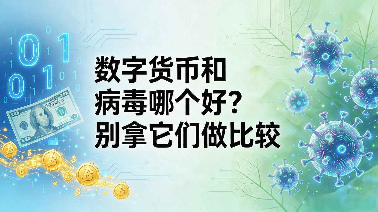 数字货币和病毒哪个好?别拿它们做比较