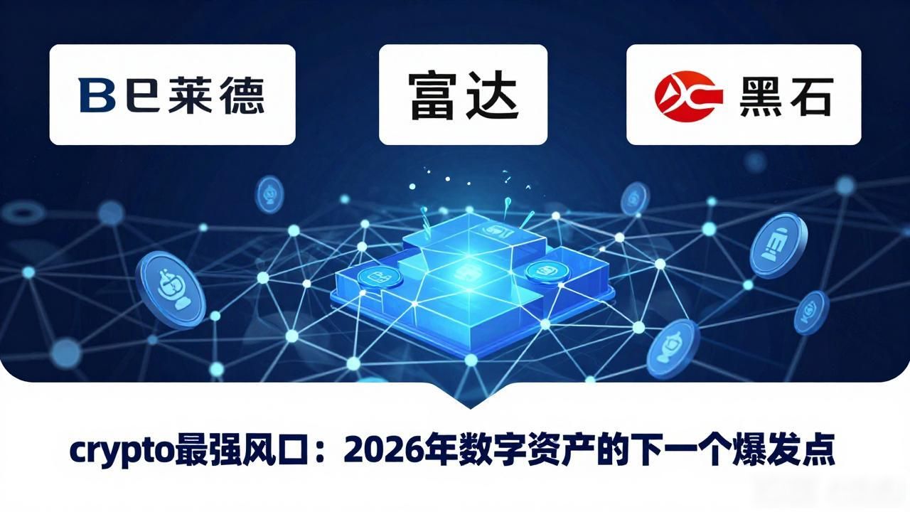 crypto最强风口:2026年数字资产的下一个爆发点
