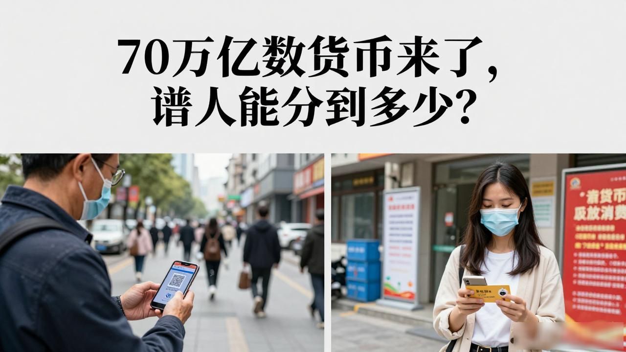 70万亿数字货币来了,普通人能分到多少?