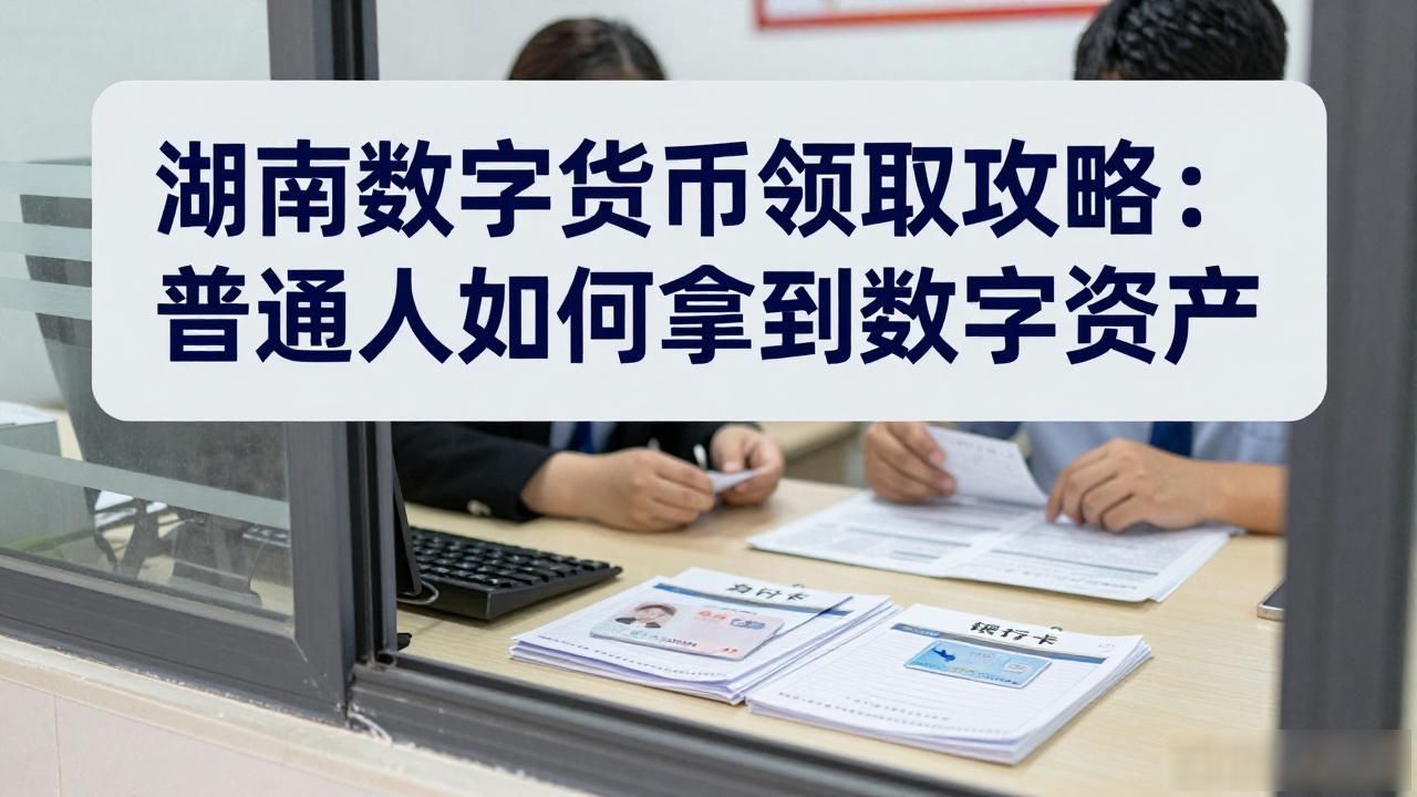 湖南数字货币领取攻略:普通人如何拿到数字资产