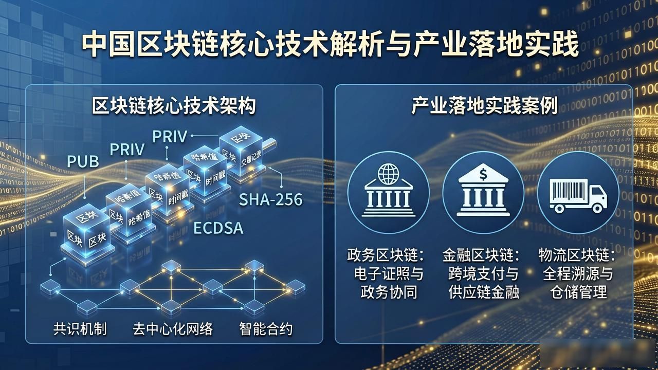 中国区块链核心技术解析与产业落地实践