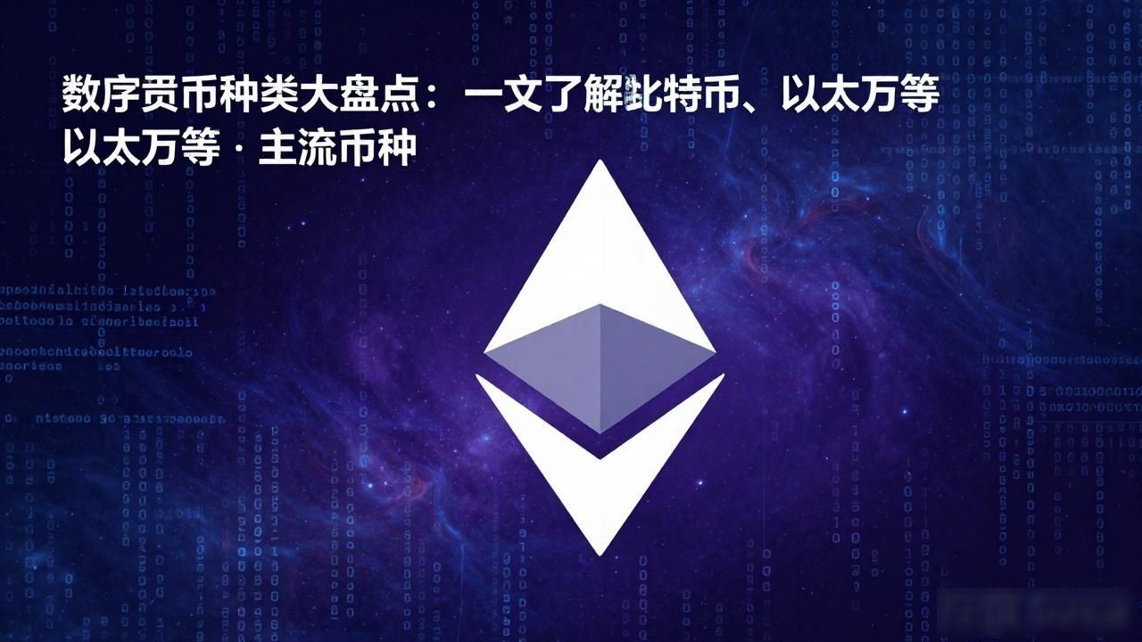数字货币种类大盘点:一文了解比特币、以太坊等主流币种