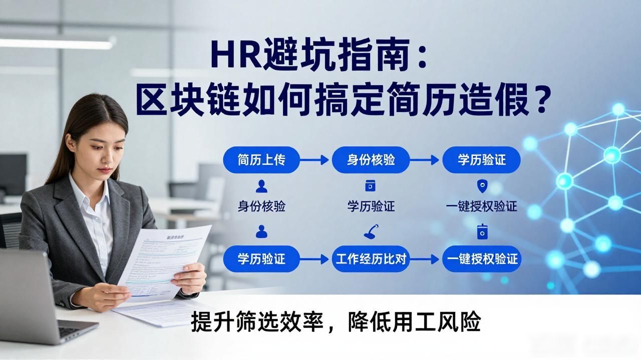 HR避坑指南:区块链如何搞定简历造假?
