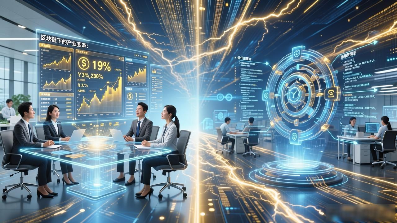 区块链下的产业变革:信任重塑与效率革命