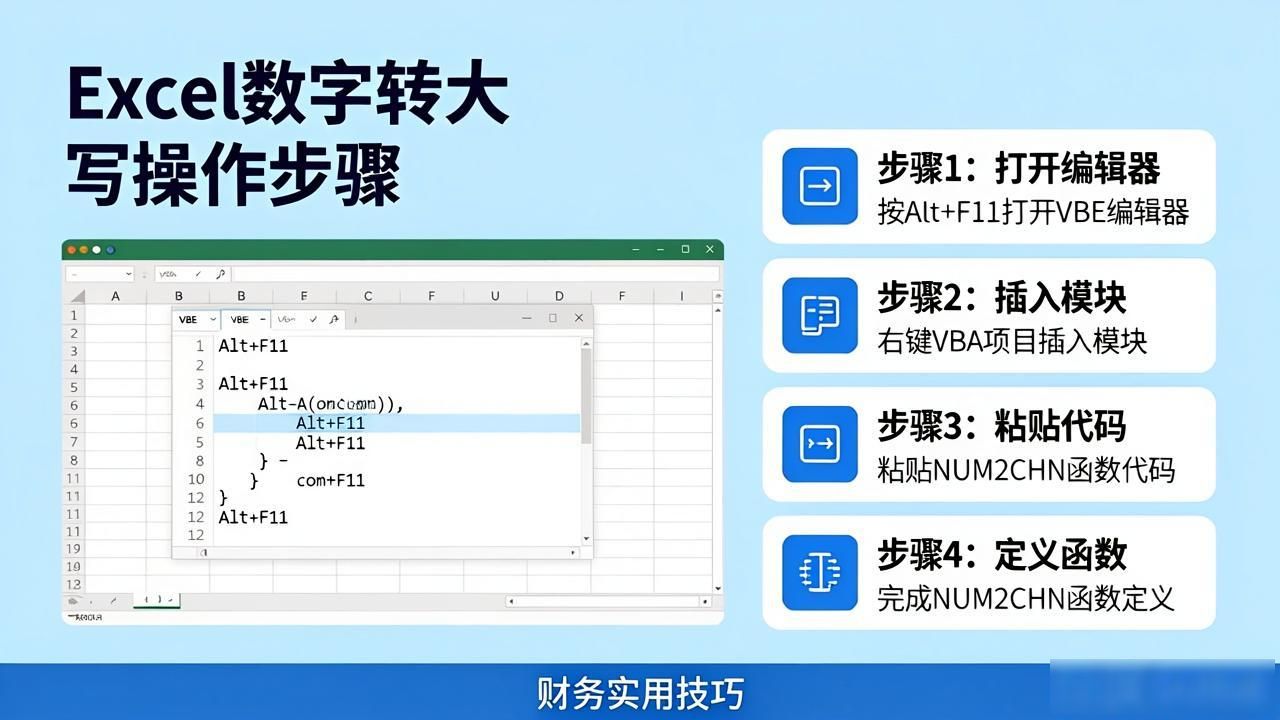 Excel数字转大写金额,财务人一看就会
