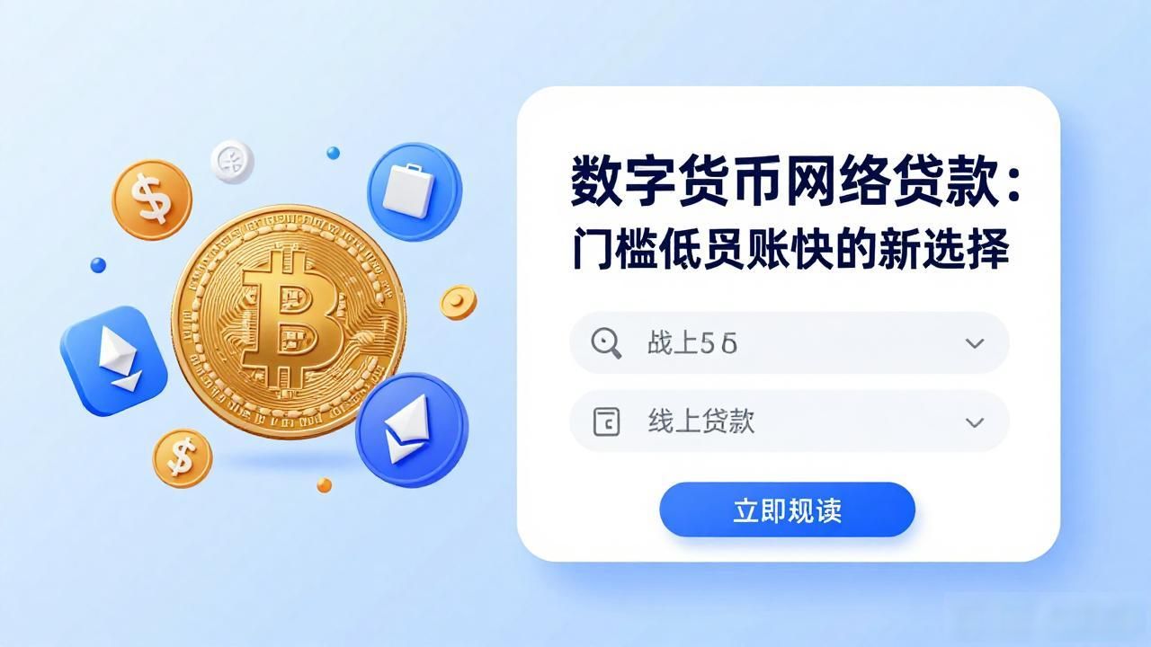 数字货币网络贷款:门槛低到账快的新选择
