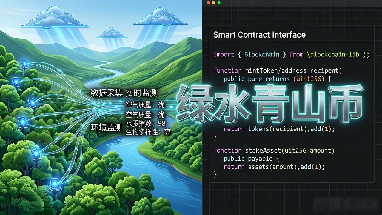 绿水青山币:数字货币里藏着绿色革命