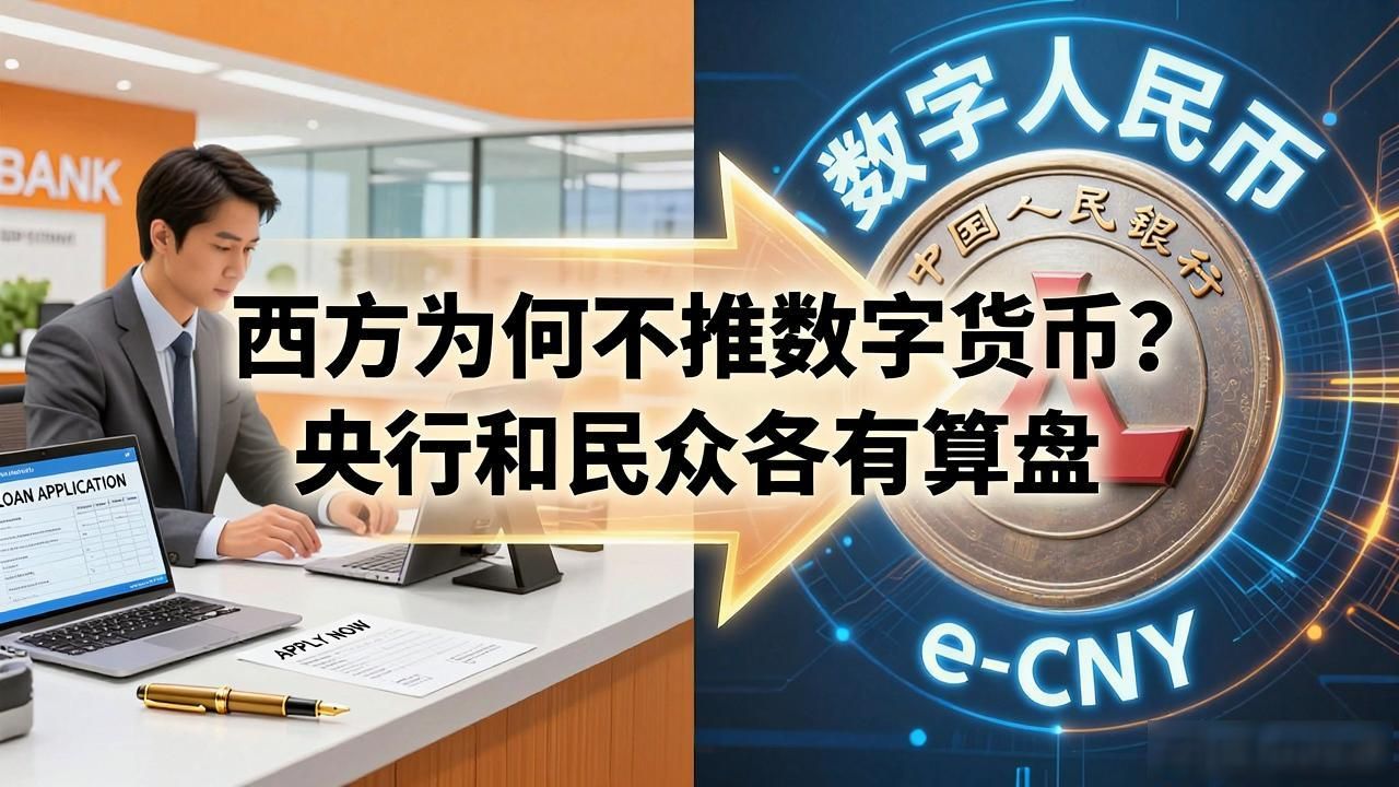西方为何不推数字货币?央行和民众各有算盘