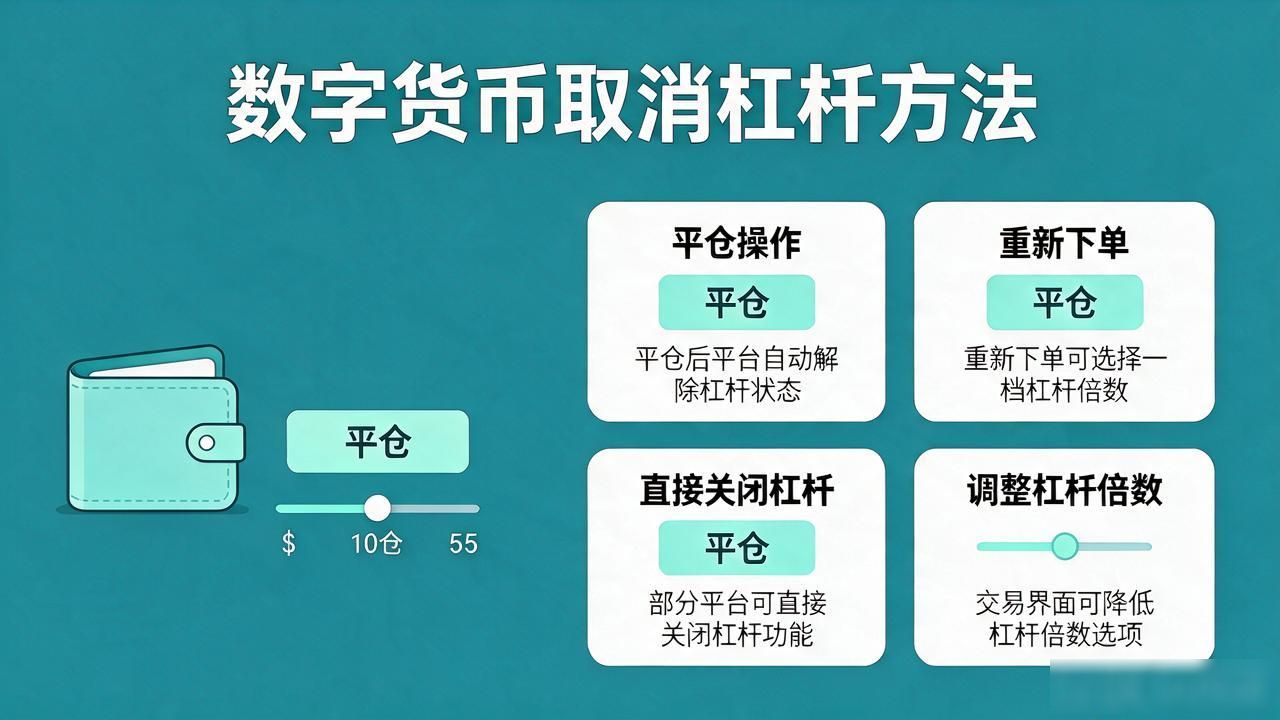 数字货币如何取消杠杆?取消杠杆交易方法及注意事项