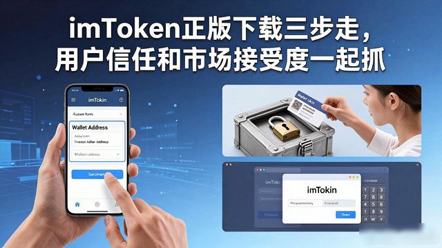 imToken正版下载三步走,用户信任和市场接受度一起抓