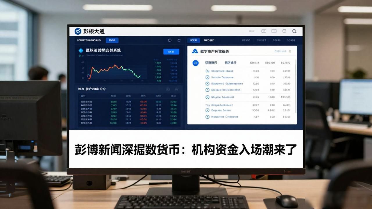 彭博新闻深挖数字货币:机构资金入场潮来了