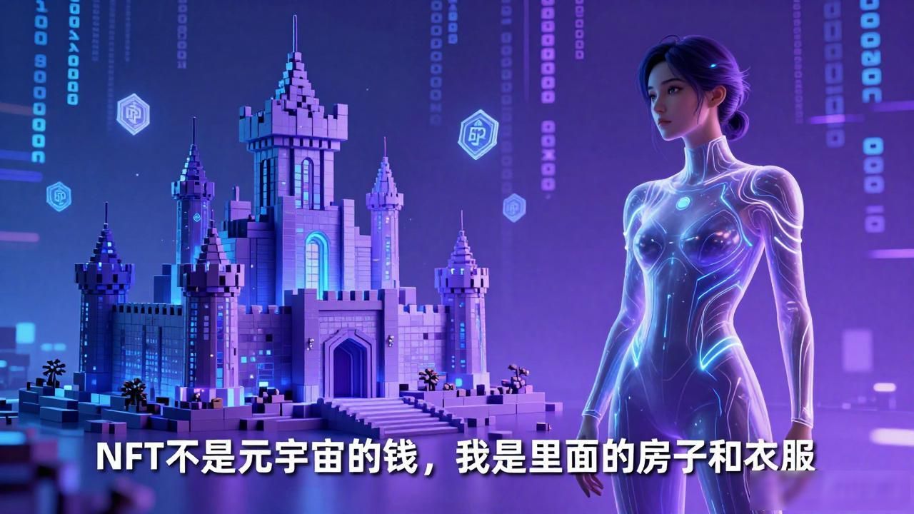 NFT不是元宇宙的钱,它是里面的房子和衣服
