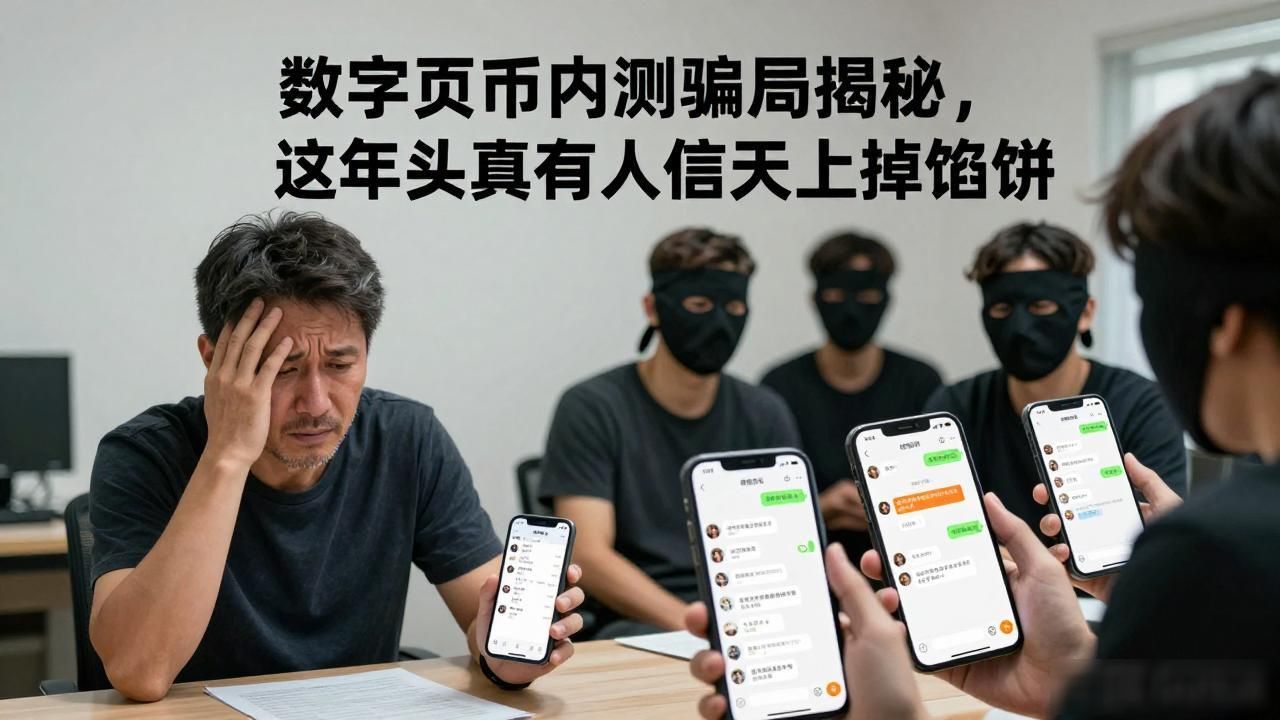 数字货币内测骗局揭秘,这年头真有人信天上掉馅饼