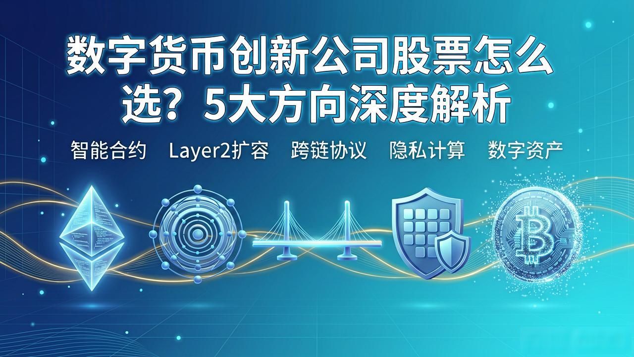 数字货币创新公司股票怎么选?5大方向深度解析
