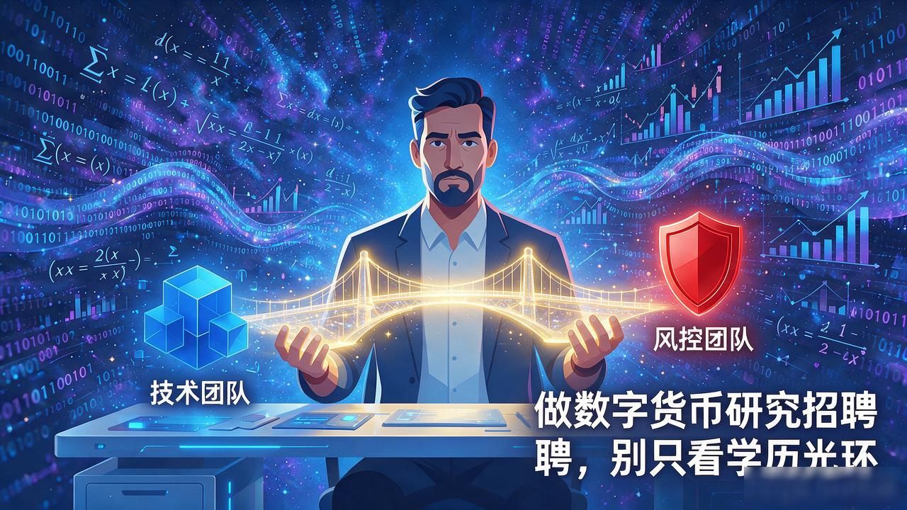 做数字货币研究招聘,别只看学历光环