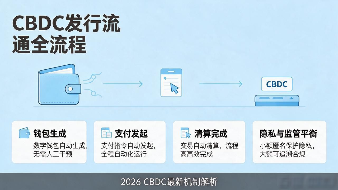 数字货币发行流通 央行数字货币CBDC 2026 最新机制解析