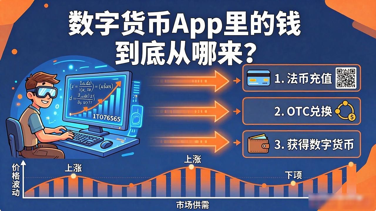 数字货币App里的钱到底从哪来?