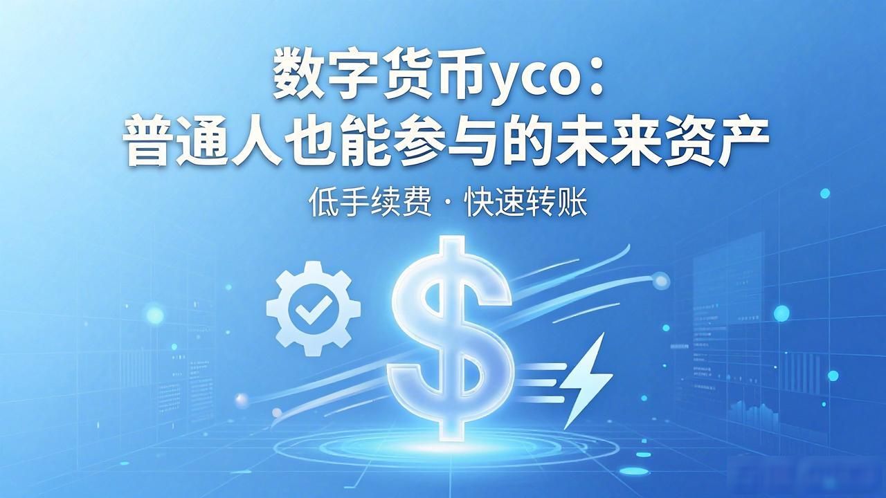 数字货币yco:普通人也能参与的未来资产