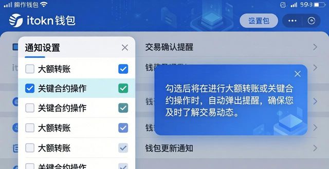 imToken钱包通知提醒设置教程