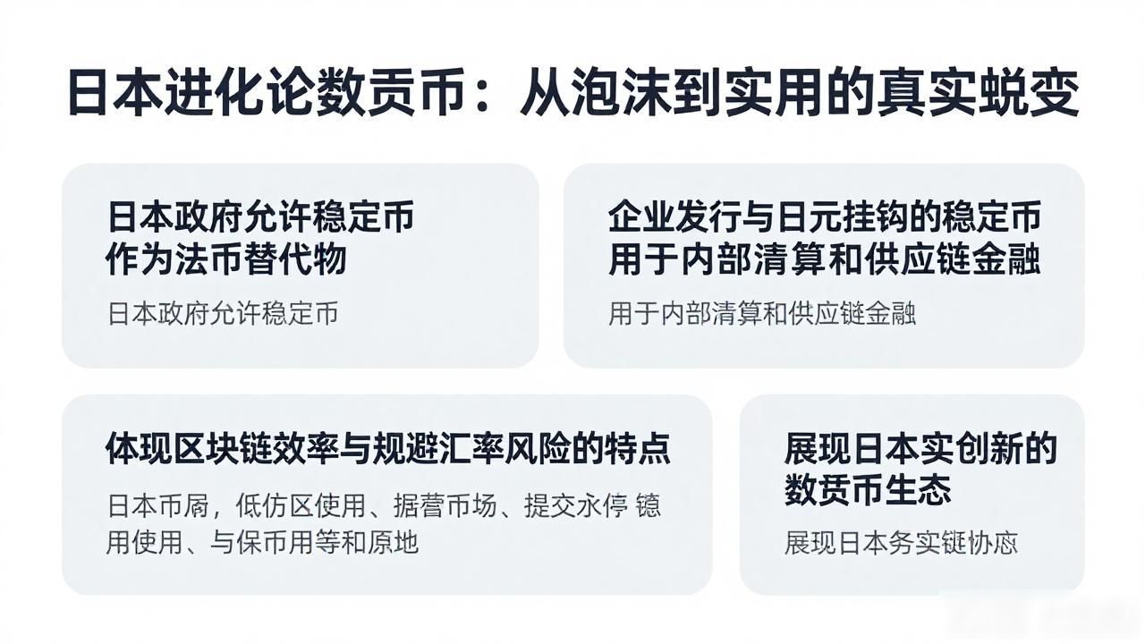 日本进化论数字货币:从泡沫到实用的真实蜕变