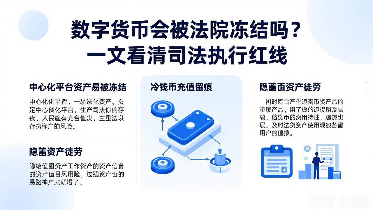数字货币会被法院冻结吗?一文看清司法执行红线