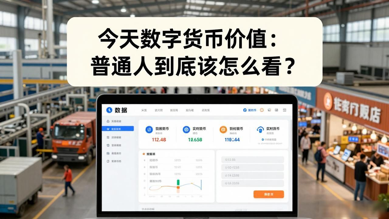 今天数字货币价值:普通人到底该怎么看?
