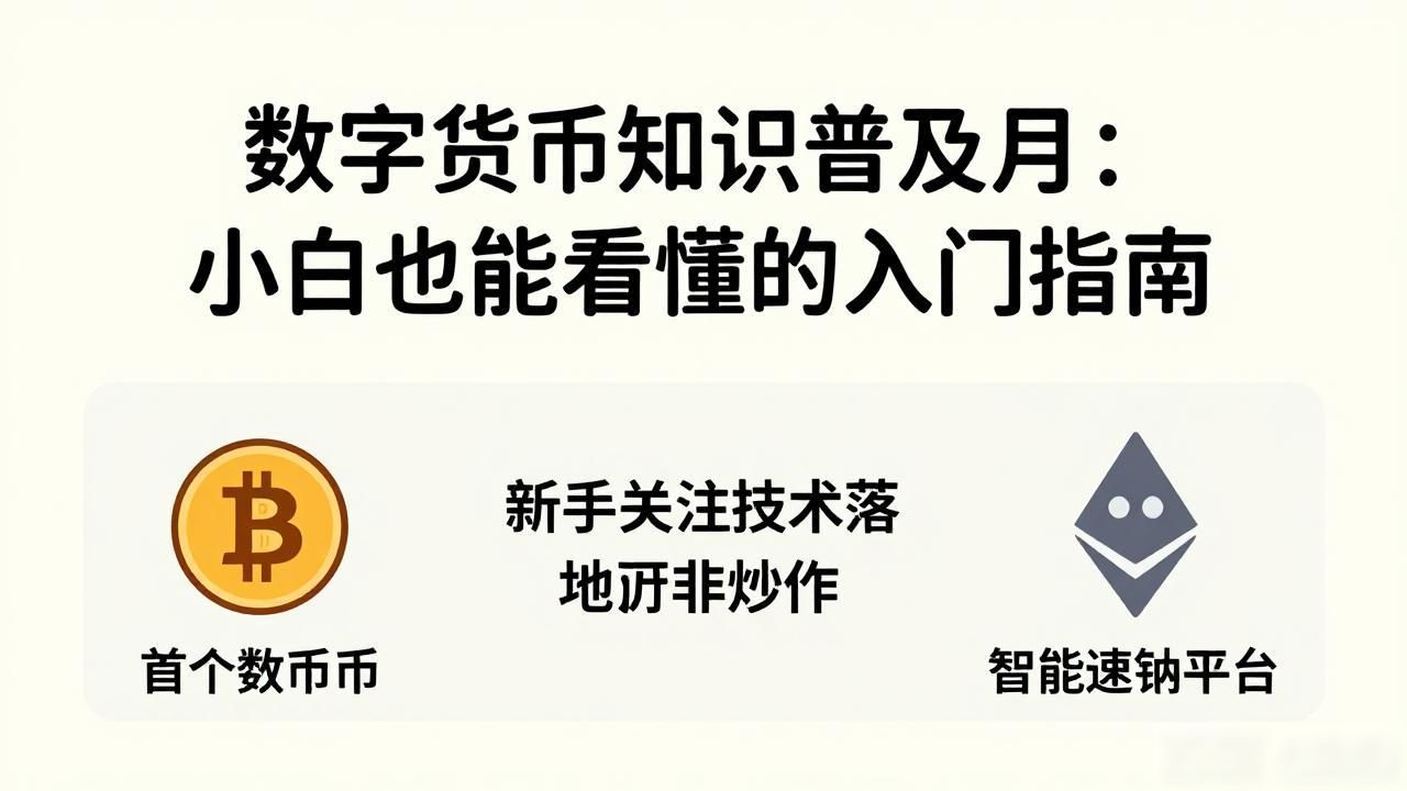 数字货币知识普及月:小白也能看懂的入门指南