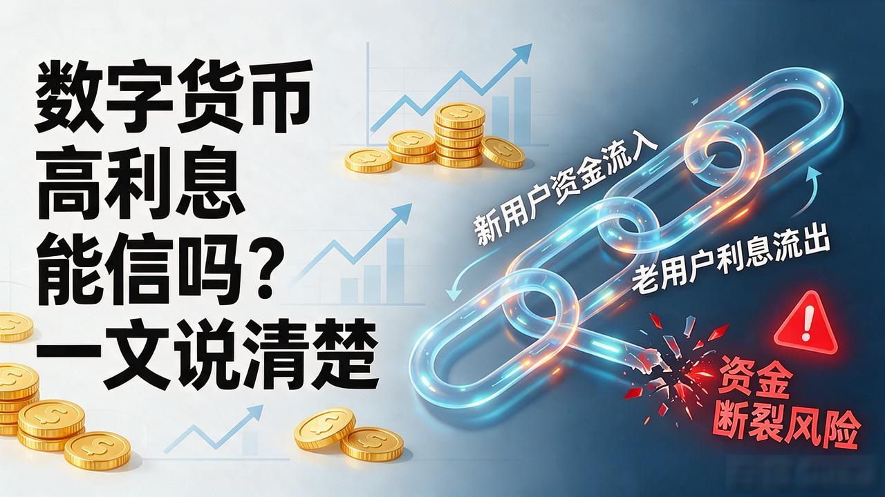 数字货币高利息能信吗?一文说清楚