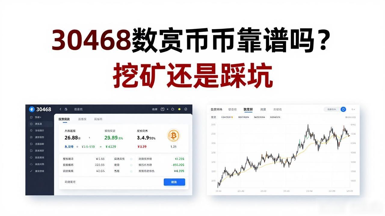 30468数字货币靠谱吗?挖矿还是踩坑