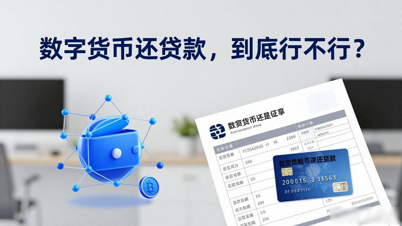 数字货币还贷款,到底行不行?