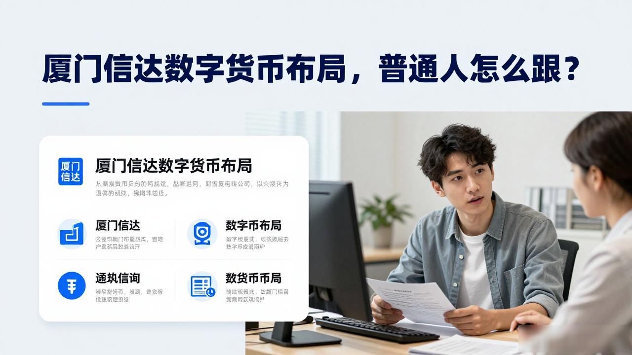 厦门信达数字货币布局,普通人怎么跟?