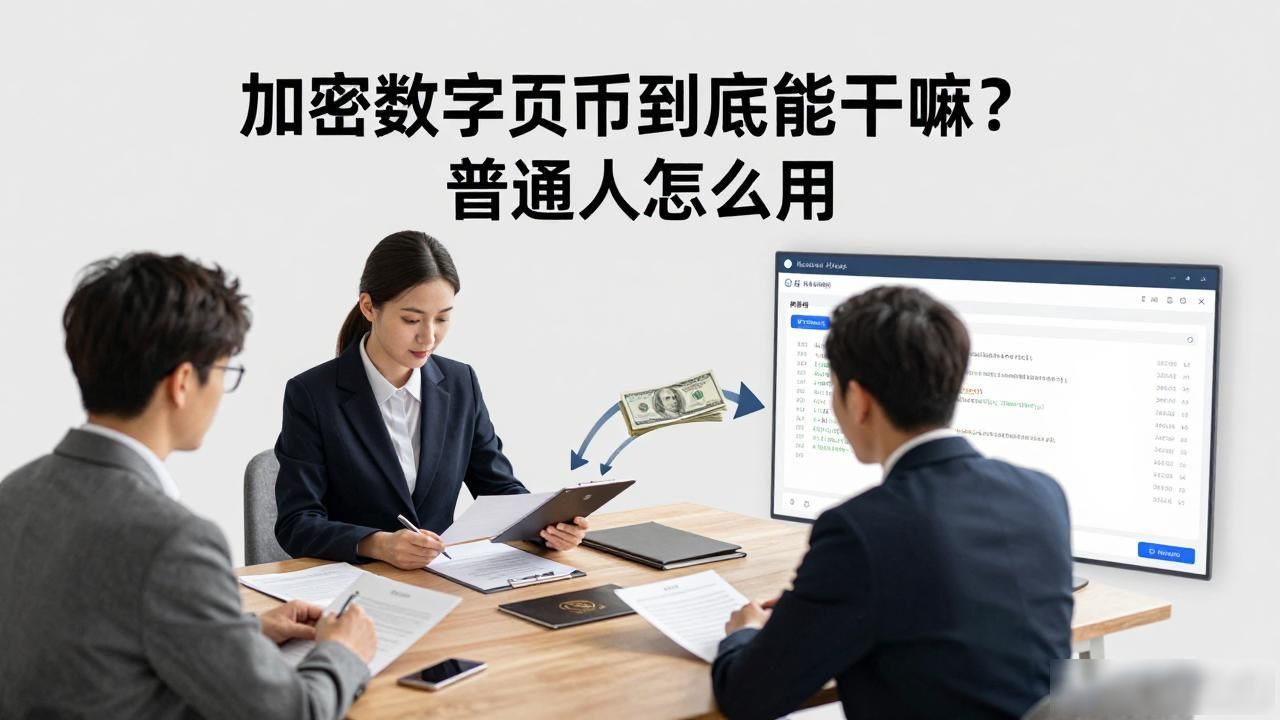 加密数字货币到底能干嘛?普通人怎么用