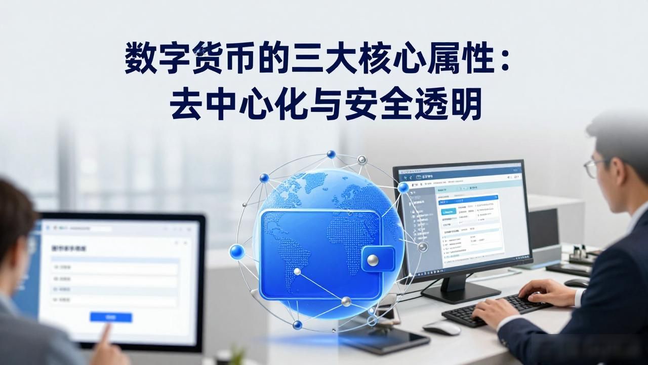 数字货币的三大核心属性:去中心化与安全透明