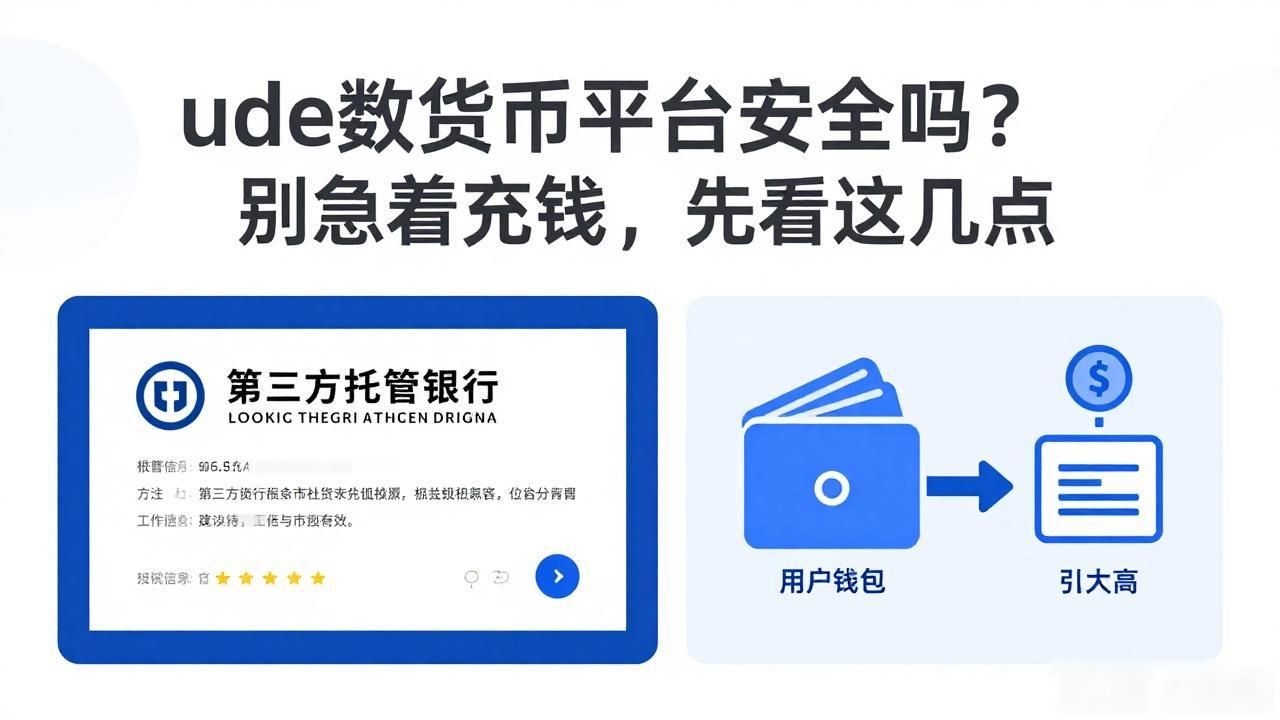 ude数字货币平台安全吗?别急着充钱,先看这几点